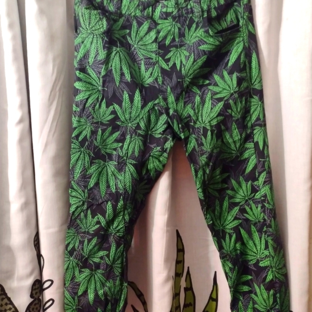 Rare Pot Leaf Pants